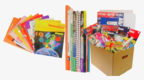 Transparent Utiles Escolares Png - Caja Con Utiles Escolares, Png Download, Transparent PNG