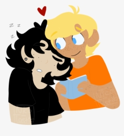 I Forgot To Post This Oops Here’s Solangelo - Cartoon, HD Png Download, Transparent PNG