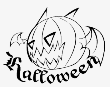 #halloween #pumpkin #evil #wings #tattoo #happyhalloween - コウモリ ハロウィン, HD Png Download, Transparent PNG