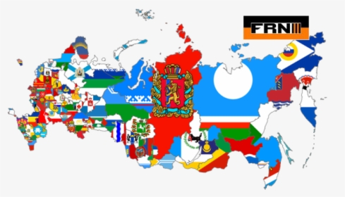 Russia Broken Up Ten Countries - 85 Federal Subjects Of The Russian Federation, HD Png Download, Transparent PNG