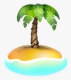 #island #beach #emoji #palme #palm #freetoedit - Palm Island Emoji Png, Transparent Png, Transparent PNG