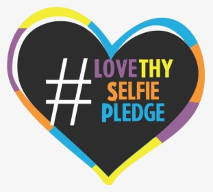 #lovethyselfiepledge - Heart, HD Png Download, Transparent PNG
