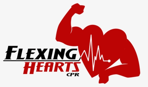 Flexing Hearts Cpr - Graphic Design, HD Png Download, Transparent PNG