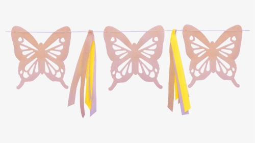 Mariposa Gigante Nude Con Cintas - Butterfly, HD Png Download, Transparent PNG