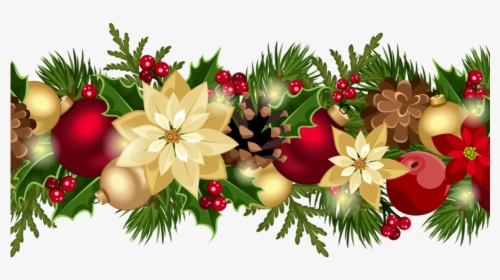 Wreath Christmas Transparent Image, HD Png Download, Transparent PNG