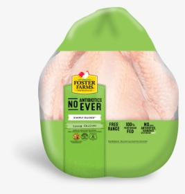 Whole Young Chicken With No Antibiotics Ever - Antibiotic Free Chicken, HD Png Download, Transparent PNG