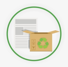 Reciclaje De Papel Y Cartón - Reciclaje De Papel, HD Png Download, Transparent PNG