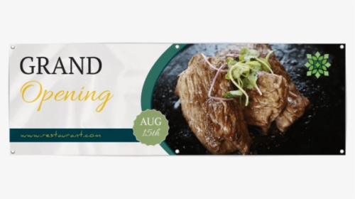Restaurant Grand Opening Banner Template Preview - Restaurant Coming Soon Banner Ideas, HD Png Download, Transparent PNG