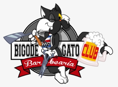 - Barbearia Bigode De Gato , Png Download - Cartoon, Transparent Png, Transparent PNG