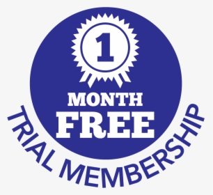 Trial Membership 1 Month Free Blue Adult - Circle, HD Png Download, Transparent PNG