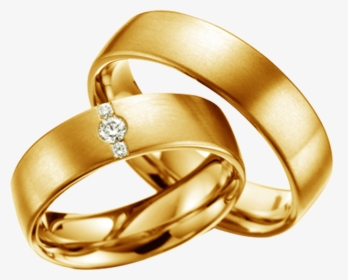 Golden Wedding Ring Png, Transparent Png, Transparent PNG