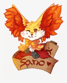 Sano The Delphox [re-draw] - Cartoon, HD Png Download, Transparent PNG