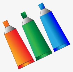 Paint Tubes, Colours, Design, Art - Drawing Of Paint Bottle, HD Png Download, Transparent PNG