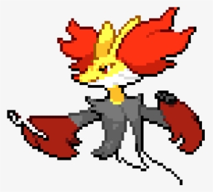 Pokemon Delphox Pixel Art, HD Png Download, Transparent PNG