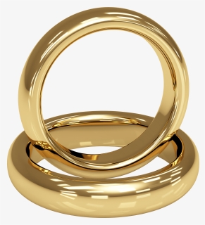 Wedding Rings Pure Gold Png, Transparent Png, Transparent PNG