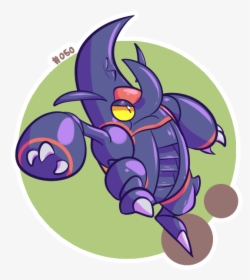 Mega Heracross ” - Cartoon, HD Png Download, Transparent PNG