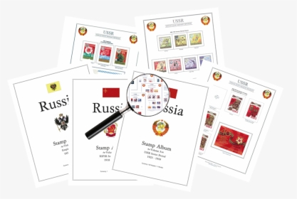 Ruskystamps Russian Stamp Album Page Previews - Graphic Design, HD Png Download, Transparent PNG