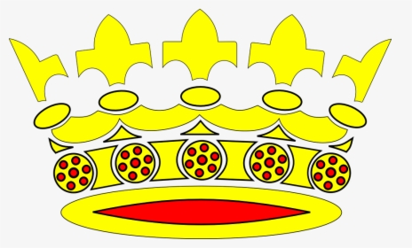Crowns, Golden, Yellow, Red, Designs, Patterns, Royal - Crown Clip Art, HD Png Download, Transparent PNG