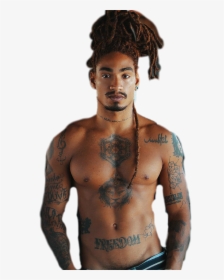 #hot #sexy #guy #man #male #tats #tattoo #handsome - Guys With Dreads And Tattoos, HD Png Download, Transparent PNG
