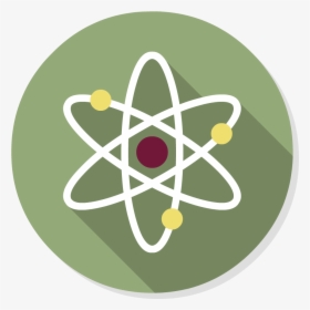 Atom Flat Icon , Png Download - White Atom Logo Png, Transparent Png, Transparent PNG