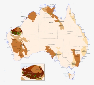 Iron Ore In Australia Map, HD Png Download, Transparent PNG