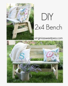 Learn How To Make An Easy And Comfortable Diy Bench - Coffee Table, HD Png Download, Transparent PNG