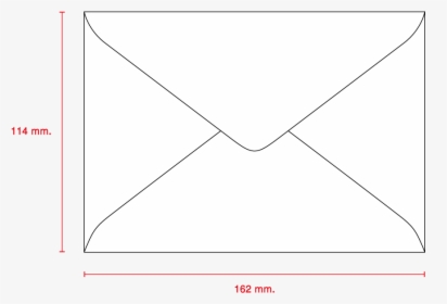 White Post-standard Envelope C6/125 - ขนาด ซอง จดหมาย สี ขาว, HD Png Download, Transparent PNG
