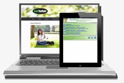 Nettutor Shown On A Laptop - Nettutor, HD Png Download, Transparent PNG