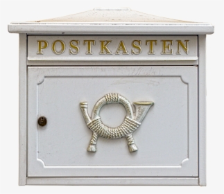Letter Boxes, Post Horn, Mailbox, White, Metal, Letters - Emblem, HD Png Download, Transparent PNG