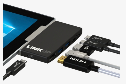 Linkup Surface Go Usb C Premium Docking Station - Surface Go Hdmi Port, HD Png Download, Transparent PNG