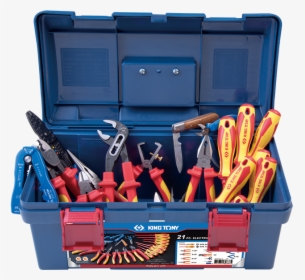 Electrician Tool Box Set King Tony 97121pq - King Tony Electrical Tools, HD Png Download, Transparent PNG