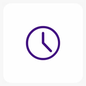 Square Icon - Time - Circle, HD Png Download, Transparent PNG