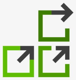 Green Arrow Box Icons Clipart - Box Arrow Icon Png, Transparent Png, Transparent PNG