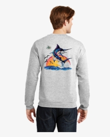 Outer Banks Sunrise Marlin Sweatshirt Deep Sea Fishing - Outer Banks, HD Png Download, Transparent PNG