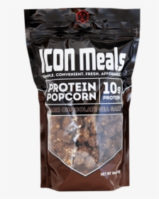 Dark Chocolate Sea Salt Power Popcorn By Icon Meals - Popcorn, HD Png Download, Transparent PNG