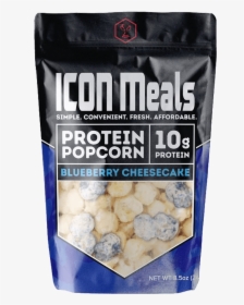 Icon Meals Protein Popcorn Popcorn 240g / Blueberry - Cashew, HD Png Download, Transparent PNG