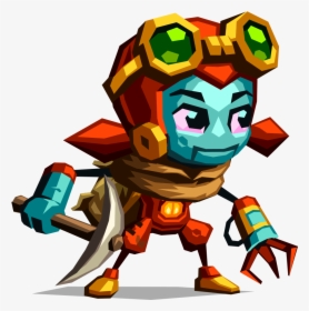 Steamworld Dig 2 Dorothy With Pickaxe - Steamworld Dig 2 Main Character, HD Png Download, Transparent PNG