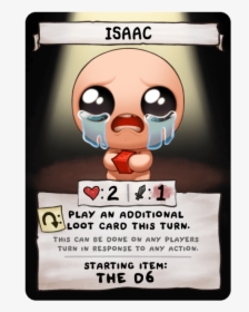 Isaac - Binding Of Isaac Four Souls Foil Cards, HD Png Download, Transparent PNG