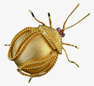 Corocraft Bug Brooch With Ruby Eyes - Beetle, HD Png Download, Transparent PNG