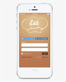 Food Apps Login Page, HD Png Download, Transparent PNG