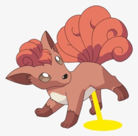 #vulpix Pee In The Ground - Cartoon, HD Png Download, Transparent PNG