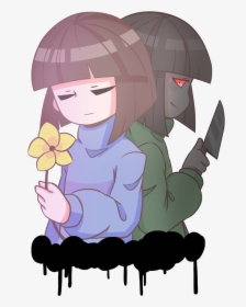 Frisk And Chara By A - Cool Undertale Drawings Chara, HD Png Download, Transparent PNG