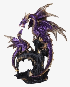Angry Mother Dragon Statue - Purple Dragons, HD Png Download, Transparent PNG