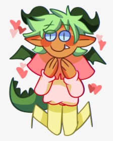 “a Humanized Dragon’s Tail I Drew  ” - Cartoon, HD Png Download, Transparent PNG