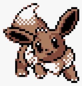 Pokémon Gold And Silver Eevee Sprite Pixel Art - Eevee Gen 2 Sprite, HD Png Download, Transparent PNG