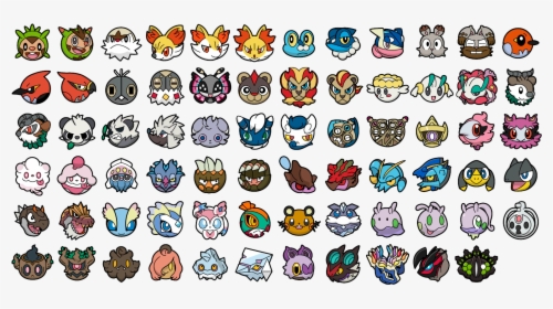6th Generation Pokemon, HD Png Download, Transparent PNG