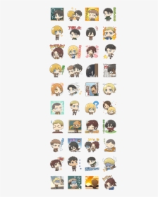 Attack On Titan Line Stickers, HD Png Download, Transparent PNG
