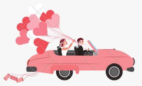 Just Married Icons, HD Png Download, Transparent PNG