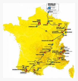Tour De France 2019 Trasa, HD Png Download, Transparent PNG