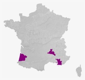 Outline France Map Simple, HD Png Download, Transparent PNG